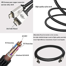 Load image into Gallery viewer, BOAACOUSTIC JIB BlackBerry HDMI Cable, 4K High Speed HDMI to HDMI 2.0 Braided Cord Cable for TV 5M_2698