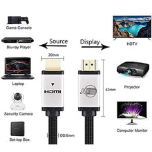 Load image into Gallery viewer, BOAACOUSTIC JIB BlackBerry HDMI Cable, 4K High Speed HDMI to HDMI 2.0 Braided Cord Cable for TV 5M_2699