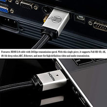 Load image into Gallery viewer, BOAACOUSTIC JIB BlackBerry HDMI Cable, 4K High Speed HDMI to HDMI 2.0 Braided Cord Cable for TV 5M_2700