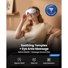 Load image into Gallery viewer, BOB AND BRAD Eye Massager with Heat FSA Eligible HSA, Birthday Gifts for Women Men Mom, Heated Eye Mask for Migraines with Music, Smart Migraine Massager for Dry Eyes Relief & Improve Sleep, ApearlWhite_944
