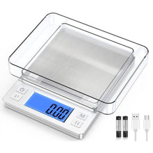 Load image into Gallery viewer, BOMATA 0.01g Small Digital Gram Scale, Upgraded 1kg Jewelry Scale, Silver_1