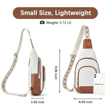 Load image into Gallery viewer, BOSTANTEN Sling Bag for Women Leather Crossbody Bag Vintage Cross Body Purse for Travel with Guitar Strap, Bohemian Style_1304