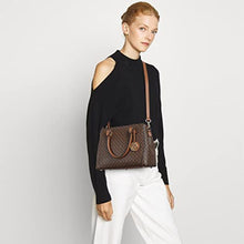 Load image into Gallery viewer, BOSTANTEN Women Leather Handbag Designer Top Handle Satchel Shoulder Bag Crossbody Purses Deep Coffee-Brown, BdeepCoffeeSignature_305