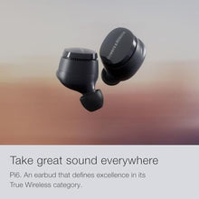 Load image into Gallery viewer, Bowers & Wilkins Pi6 Wireless Earbuds-Storm Grey, in-Ear Wireless Bluetooth Earphones with aptX Adaptive & 12mm Drivers, Bespoke Active Noise Cancelling Earbuds, 3 Built-in Mics, 15-Min Quick Charging, StormGrey_3932