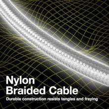 Load image into Gallery viewer, BoxWave Cable Compatible with RUIZU X02 Bluetooth MP3 Player - Micro USB DuraCable, Braided Micro USB Charging Cable - Space Grey_1316