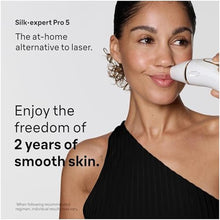 Load image into Gallery viewer, Braun IPL, SilkExpert Pro 5, IPL Hair Removal for Women and Men, Permanent Laser Hair Reduction At-Home, 1 Head, IPL5100, White_147