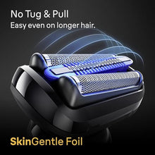 Load image into Gallery viewer, Braun Series 5 Electric Shaver for Men, Wet & Dry Foil Razor, Precision Trimmer Attachment, Body Groomer Attachment, Charging Stand, Travel Case, Black 5155cs_2154