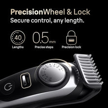 Load image into Gallery viewer, Braun Series 9 All-in-One Multi Grooming Kit for Men, 13-in-1 Beard Trimmer, Body Groomer, Hair Clipper and Manscaping for Face & Body, 9440, Silver_5272