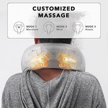 Load image into Gallery viewer, Breo iNeck3 Pro Electric Neck Massager, Shiatsu Massage Pillow with Heat, Deep Tissue Kneading & APP Control, Small & Lightweight, Good for Travel, Home & Office Relaxation, Ideal Gift Choice_3046