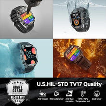Load image into Gallery viewer, BRUBOSES Smart Watch for Men Military Answer/Make Call 2.01 Display, NylonBlack_736