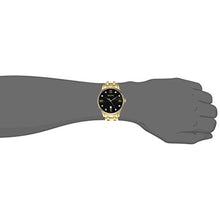 Load image into Gallery viewer, Bulova Men's Classic Gold Tone Stainless Steel 3-Hand Date Quartz Watch with Black Diamond Dial Style: 97D108_1075
