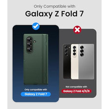 Load image into Gallery viewer, BXYJY for Samsung Galaxy Z Fold 7 Case Slim with Kickstand, Full Hinge Protection, Tempered Screen Protector, Shockproof Cover, Daily Drop Protective Phone Case for Samsung Galaxy Z Fold7 2025, Green_4374