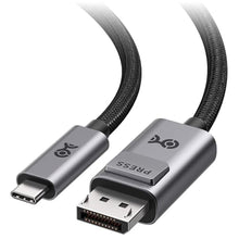 Load image into Gallery viewer, Cable Matters 40Gbps Bidirectional USB C to DisplayPort 2.1 Cable, 6ft/1.8m, Black_1