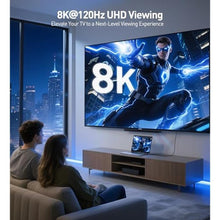 Load image into Gallery viewer, Cable Matters 48Gbps 8K Right Angle HDMI Cable, 90 Degree, 6.6ft, Black_367