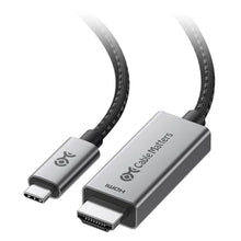 Load image into Gallery viewer, Cable Matters 48Gbps Unidirectional USB C to HDMI 2.1 Cable, 6ft, Black_1