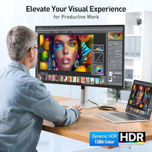 Load image into Gallery viewer, Cable Matters 48Gbps Unidirectional USB C to HDMI 2.1 Cable, 6ft, Black_736