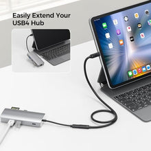 Load image into Gallery viewer, Cable Matters 80Gbps USB4 Extension Cable, USB C Extender, 3.3ft / 1m, Black_1833