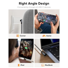 Load image into Gallery viewer, CableCreation 90 USB C to USB C Cable 240W, 10FT 5A Type C Charging Cable, DarkGrey_406