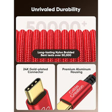 Load image into Gallery viewer, CableCreation USB B to USB C Printer Cable 10FT, MIDI Cable to USB C, Red_178