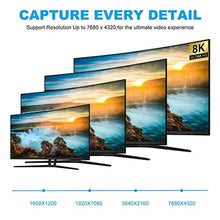 Load image into Gallery viewer, CABLEDECONN 2M 6.6FT DisplayPort Ultra HD 8K 4K Copper Cord DP 1.4 HBR3 8K@60Hz 4K@144Hz High Speed 32.4Gbps HDCP 3D Slim and Flexible DP Cable_441