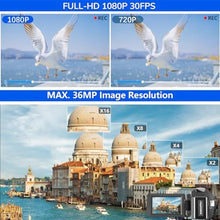 Load image into Gallery viewer, Camcorder FHD 1080P Video Camera for YouTube with 30FPS 36MP 3.0 Inch 270 Degree Rotation LCD, 16X Digital Zoom Vlogging Camera for Beginners with 2 Batteries Microphone, Remote, Stabilizer, Lens Hood, Black_63