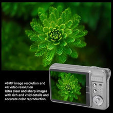 Load image into Gallery viewer, Cameras for Photography, DV Digital Camera 4K Digital Camera, 48MP 2.7in LCD Display 8X Zoom, Anti Shake Vlogging Camera for Photography Continuous (Silver)_1278