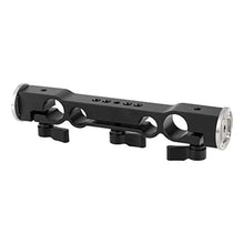 Load image into Gallery viewer, CAMVATE 15mm & 19mm Dual-Port Rod Clamp with M6 Rosette for Shoulder Rig, Black_8032