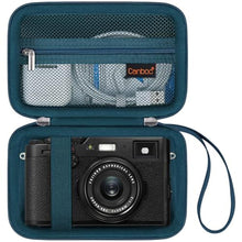 Load image into Gallery viewer, Canboc Carrying Case for Fujifilm X100V/ X100VI/ X100F/ X100S/ X-E5 Digital Camera, Zipper Mesh Pocket fit USB Cable, Blue (Case Only)_1