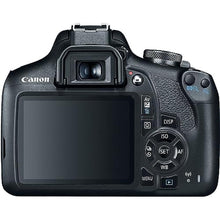 Load image into Gallery viewer, Canon EOS Rebel T7 DSLR Camera with 18-55mm Lens Bundled with 64GB Memory Card + Camera Bag + 58mm UV Filter + Microfiber Cleaning Cloth (5 Items), Black_802