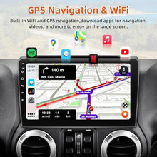 Load image into Gallery viewer, Car Radio Stereo for Jeep Wrangler JK 2007-2018,2+64G Android 15 Touch Screen Radio with Wireless CarPlay Android Auto Bluetooth GPS Navigation Backup Camera_1702