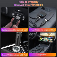 Load image into Gallery viewer, Car TV Mate 2025 Built-in Wireless CarPlay Adapter, Fire TV Stick Converter for Car Plug & Play, Stable Fast, No Latency, HDMl Multimedia Adapter with Factory Wired CarPlay and Most Streaming Devices, Black_1772