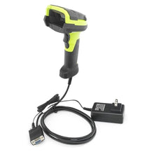 Load image into Gallery viewer, CARPSDZY DS3678 RS232 Serial Cable with 12V Power Supply for Zebra DS3608 DS3678 LI3608 LI3678 Handheld Barcode Scanner, RJ-45 Interface to DB9 Female Connector, 6.5FT(2M) Straight, 9 Pin, 12V, Black_1240