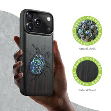 Load image into Gallery viewer, Carveit Handcrafted Case for iPhone 17 Pro Max, The Maori Turtle, Black_523