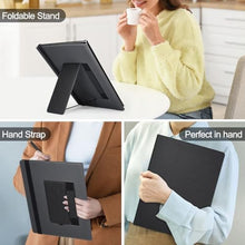Load image into Gallery viewer, Caweet Stand Case for Remarkable Paper Pro 11.8 Inch 2024, Hard Back Shell Protective Auto Sleep/Wake Book Folio Cover with Pen Holder and Hand Strap, Black_1465