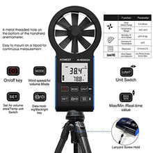 Load image into Gallery viewer, CFM Wind Speed Meter, AIOMEST Rechargeable HVAC Anemometer Measuring Wind Velocity, Test Air Flow Volume CFM/CMM, Handheld Airflow Tester AI-6000GH with Anemometro Carrying Case_883