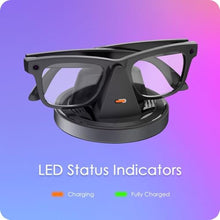 Load image into Gallery viewer, Charging Station for Meta Ray-Ban Glasses - 2,500mAh Portable Wayfarer, Skyler, Headliner Compact Charger, Compatible with Oakley Meta HSTN, LED Indicator (Space Gray - Battery Powered), SpaceGrayBatteryPowered_585
