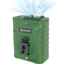 Load image into Gallery viewer, CHARMP Waist Clip Fan - 5000mAh Rechargeable Portable Personal Fan, 39ft/s Ultra-Strong Wind, 29H Runtime, 5 Speeds, LED & SOS Light, for Outdoor, Camping, Hiking, Construction, ArmyGreen_1