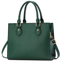 Load image into Gallery viewer, CHICAROUSAL Crossbody Purses and Handbags for Women PU Leather Tote Top Handle Satchel Shoulder Bags (Liz Dark Green), LizDarkGreen_1
