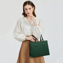 Load image into Gallery viewer, CHICAROUSAL Crossbody Purses and Handbags for Women PU Leather Tote Top Handle Satchel Shoulder Bags (Liz Dark Green), LizDarkGreen_1179