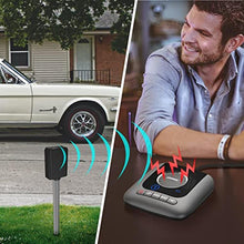Load image into Gallery viewer, Chtoocy Solar Wireless Driveway Alarm Sensor 1/2 Mile Driveway Alarms Outside Weatherproof Driveway Aler Motion, Vehicle Detecting Motion Alarms for Cars Only, Ignores Animals and People, Black_4953