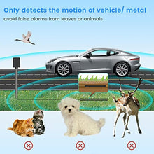 Load image into Gallery viewer, Chtoocy Solar Wireless Driveway Alarm Sensor 1/2 Mile Driveway Alarms Outside Weatherproof Driveway Aler Motion, Vehicle Detecting Motion Alarms for Cars Only, Ignores Animals and People, Black_4954