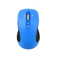 Load image into Gallery viewer, CITLLA Wireless Bluetooth Mouse (USB + BT1 + BT2), Full Size, 4-Way Scrolling, Multi-Device Silent Mouse for Computer, Laptop, iPad, MacBook (Blue)_1