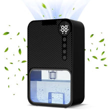 Load image into Gallery viewer, cjc Dehumidifiers for bedroom 40 OZ Water Tank with Digital display Auto-Off, Portable Small Dehumidifier for Room,Bathroom,RV,Basement, Closet 500 sq.ft,7 Colors LED Light (Black)_1