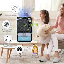 Load image into Gallery viewer, cjc Dehumidifiers for bedroom 40 OZ Water Tank with Digital display Auto-Off, Portable Small Dehumidifier for Room,Bathroom,RV,Basement, Closet 500 sq.ft,7 Colors LED Light (Black)_707