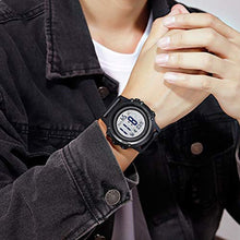 Load image into Gallery viewer, CKE Men's Digital Sports Watch Large Face Waterproof Wrist Watches for Men with Stopwatch Alarm LED Back Light, BbandWdial_18