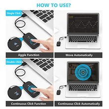 Load image into Gallery viewer, Cloudeck Mouse Jiggler Undetectable, USB Mover, Gaming Automatic Continuous Click Device, Plug & Play, Simulate Mouse Pointer Movement to Prevent PC Sleep, MBlack_727