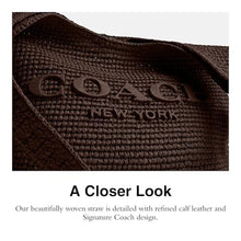 Load image into Gallery viewer, COACH Brooklyn Shoulder Bag 28 in Straw_9