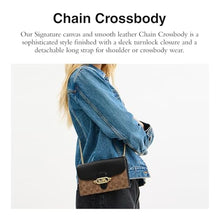 Load image into Gallery viewer, Coach Chain Crossbody in Signature Canvas_27