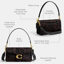 Load image into Gallery viewer, Coach Leopard Haircalf Tabby Shoulder Bag 26_3