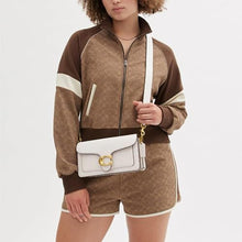 Load image into Gallery viewer, COACH Polished Pebble Leather Tabby Shoulder Bag 26, Chalk, One Size_3